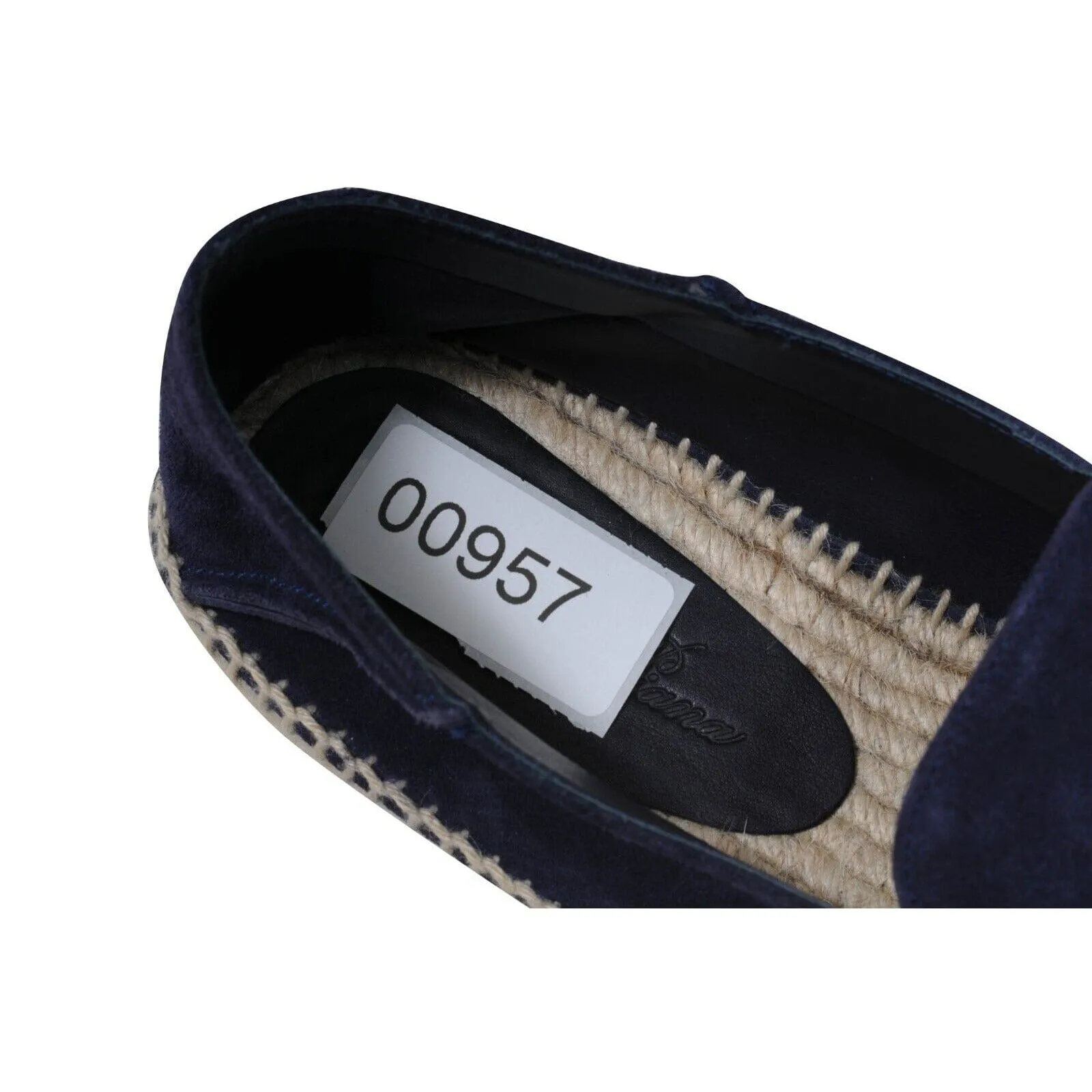 Navy Blue Suede Seaside Walk Espadrille