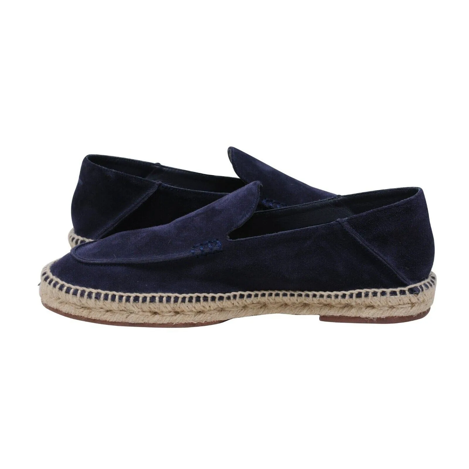 Navy Blue Suede Seaside Walk Espadrille