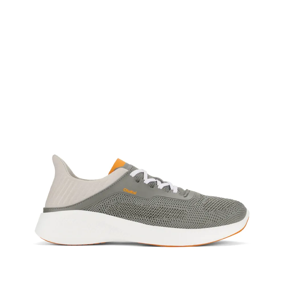 OluKai Men's Island Hopper Mesh Sneaker in Storm Grey