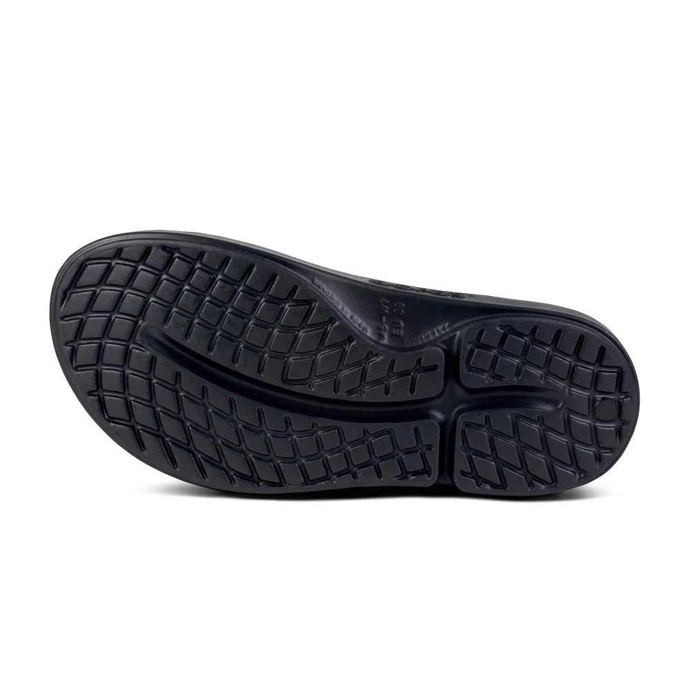 OOFOS Women's OOahh Luxe Slide - Midnight Spectre