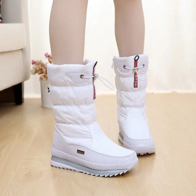 Plush No-Slip Snow Boots