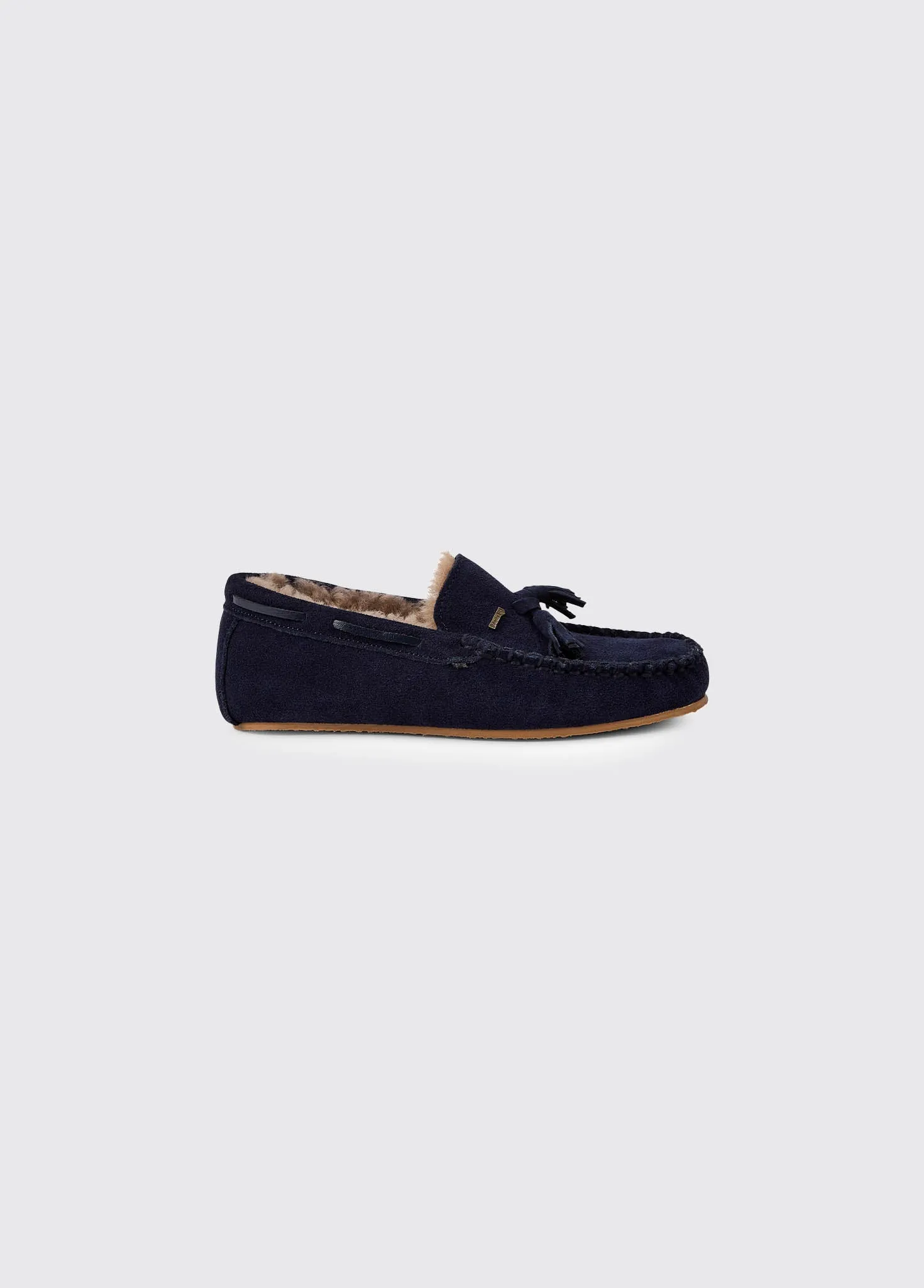 Rosslare Women's Moccasin Slipper - French Navy