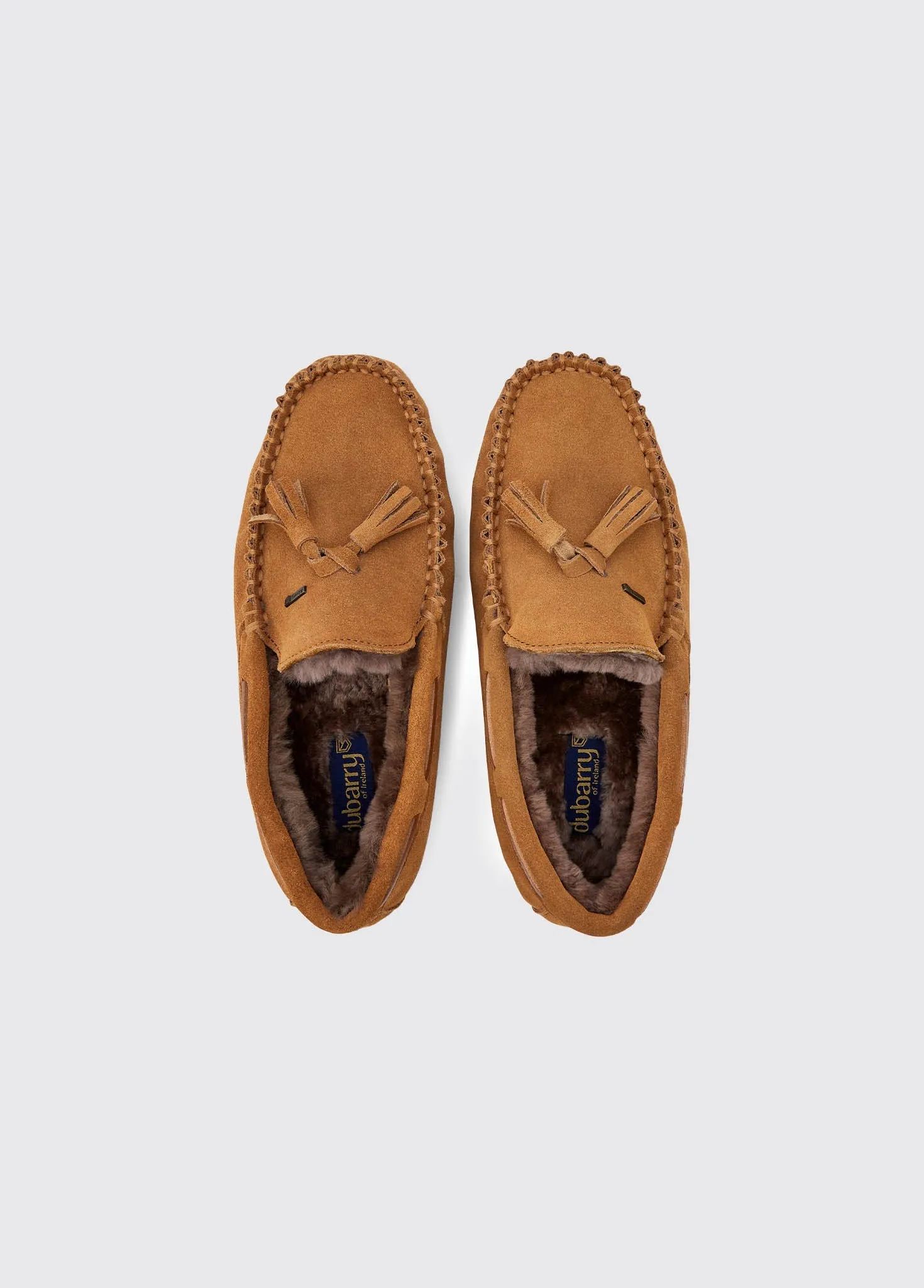 Rosslare Women's Moccasin Slipper - Sand