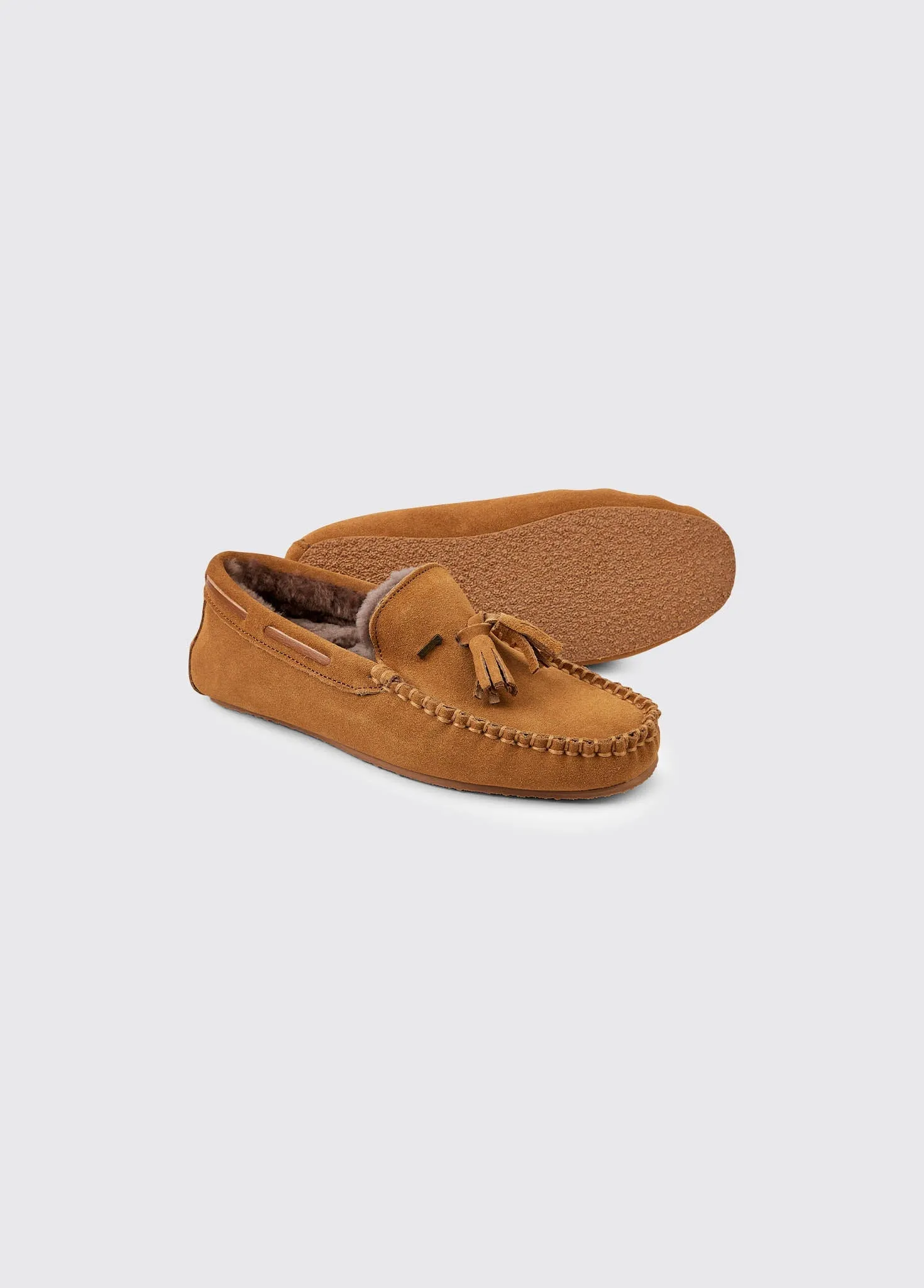 Rosslare Women's Moccasin Slipper - Sand