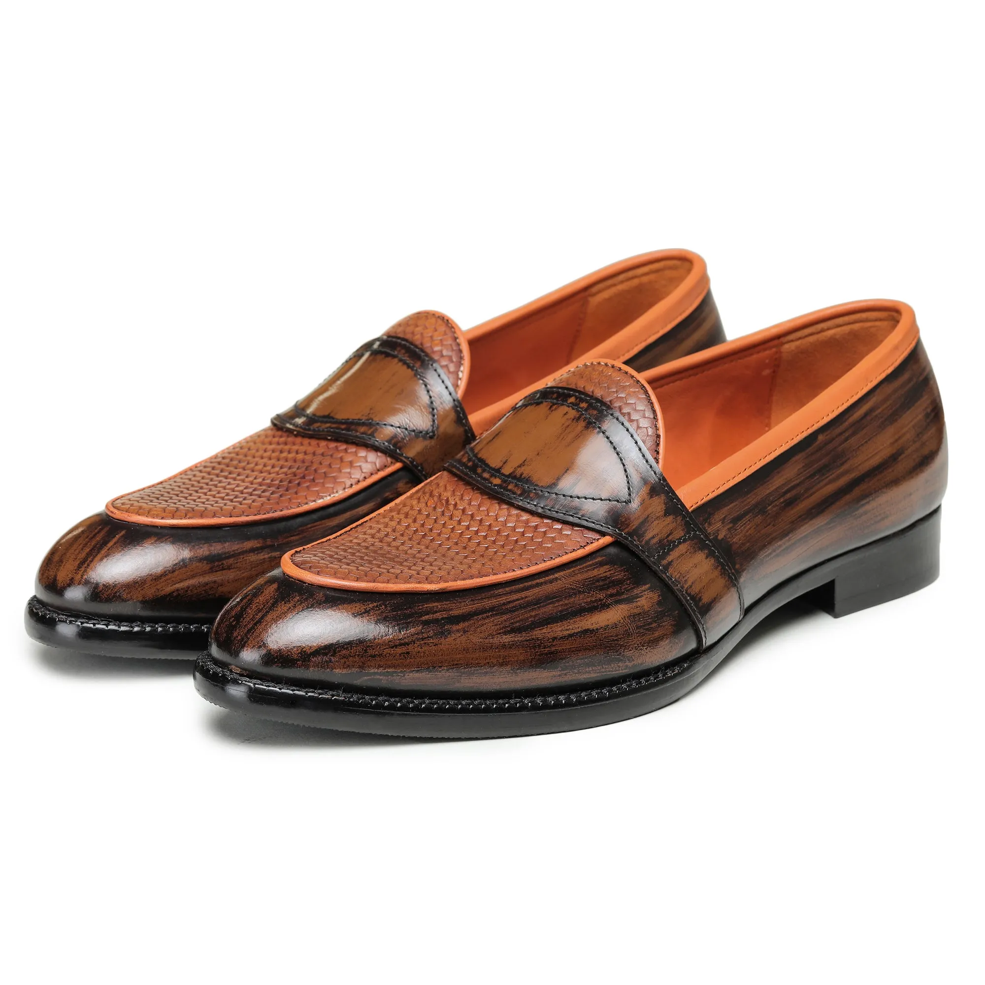 Saddle Loafers - Brown