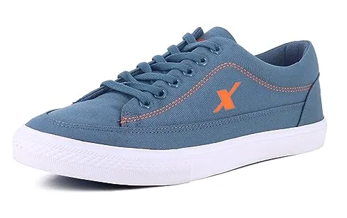 Sparx Men's Shoes,Bluish Grey/NEON Orange