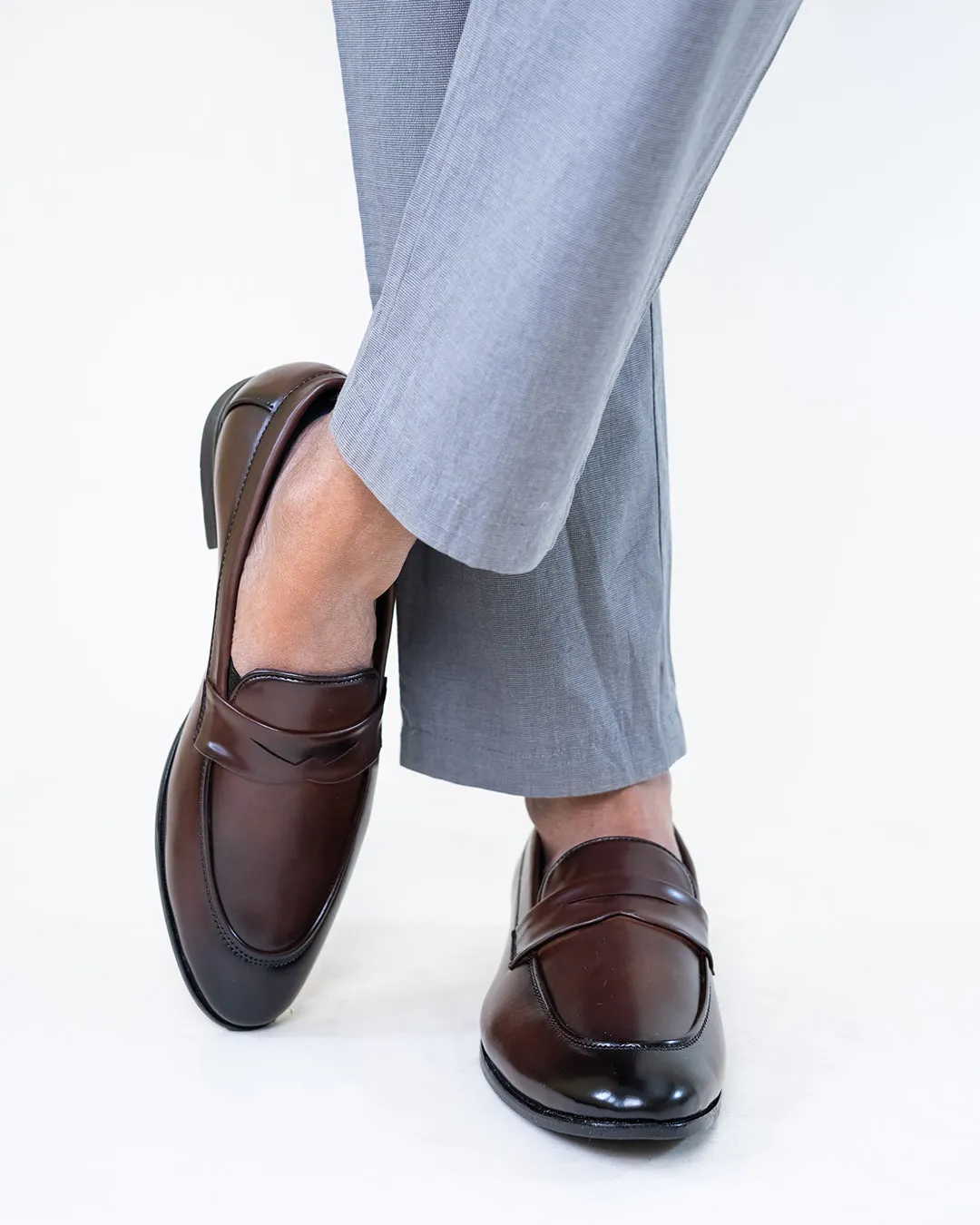 Synthetic Leather Loafers