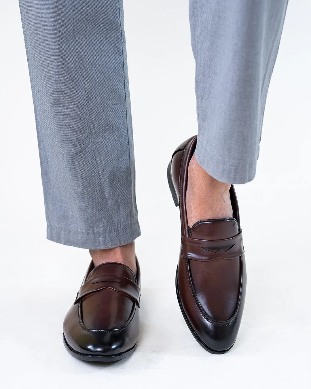 Synthetic Leather Loafers