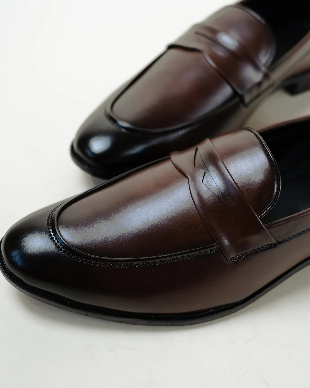 Synthetic Leather Loafers