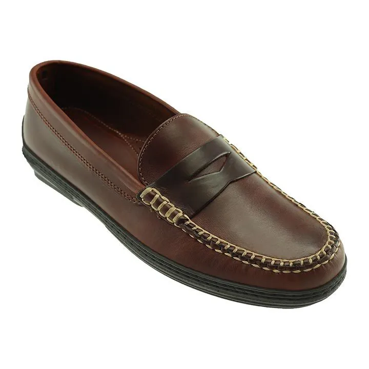 T.B. Phelps Key West Briar American Waxy Leather Men’s Penny Loafer