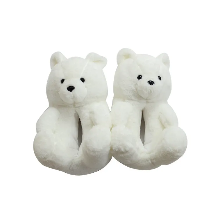 Teddy Bear Plush Warm Indoor Slippers