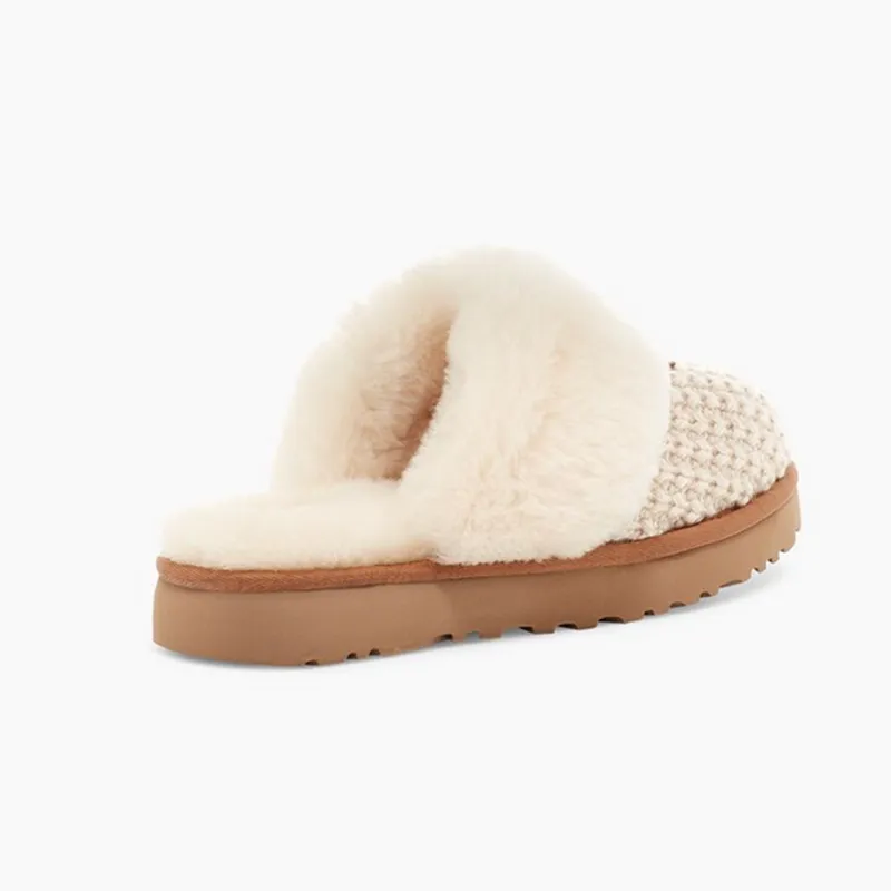 UGG Cozy Knit Slipper in Cream - Women's