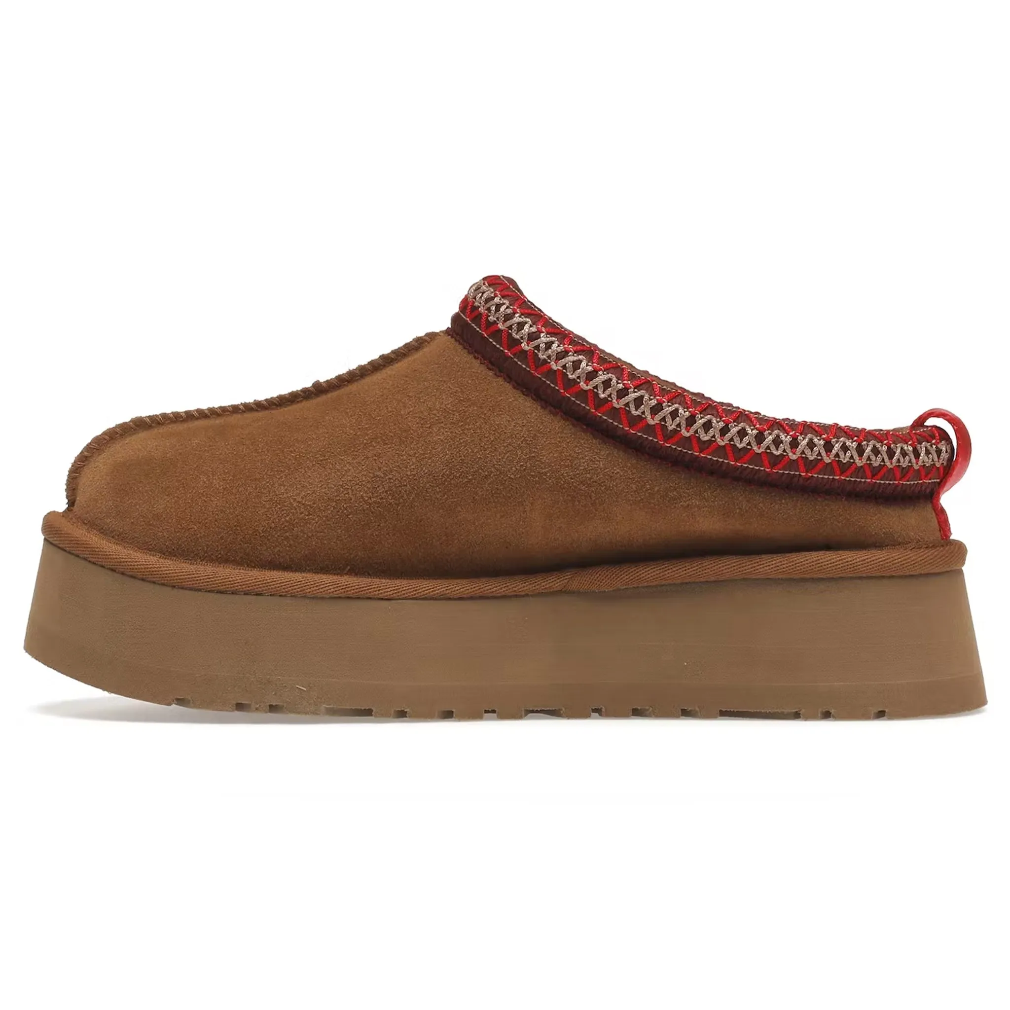 UGG Tazz Platform Chestnut Slippers (W)