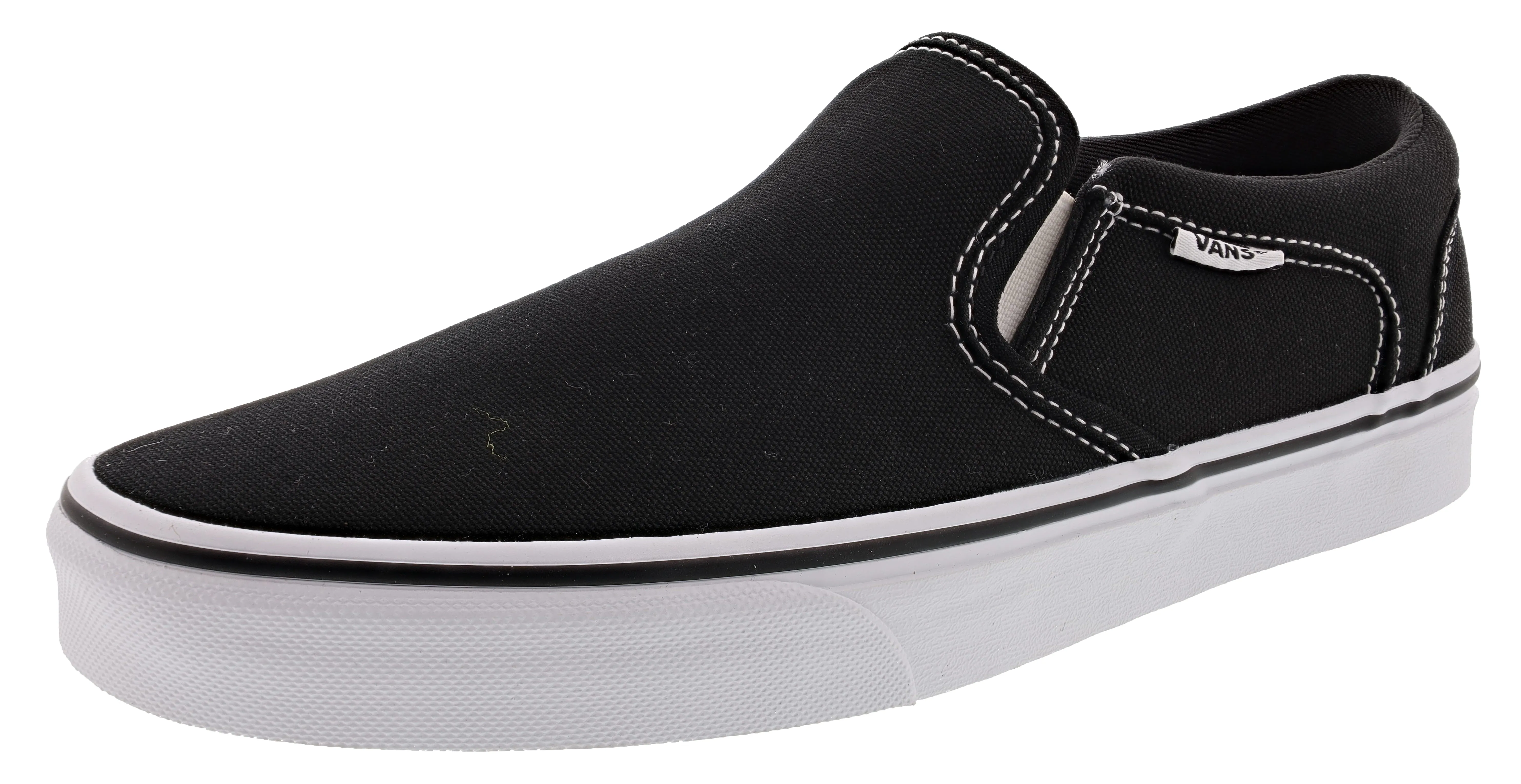 Vans Men's Asher Low Canvas Slip On Skating Shoes