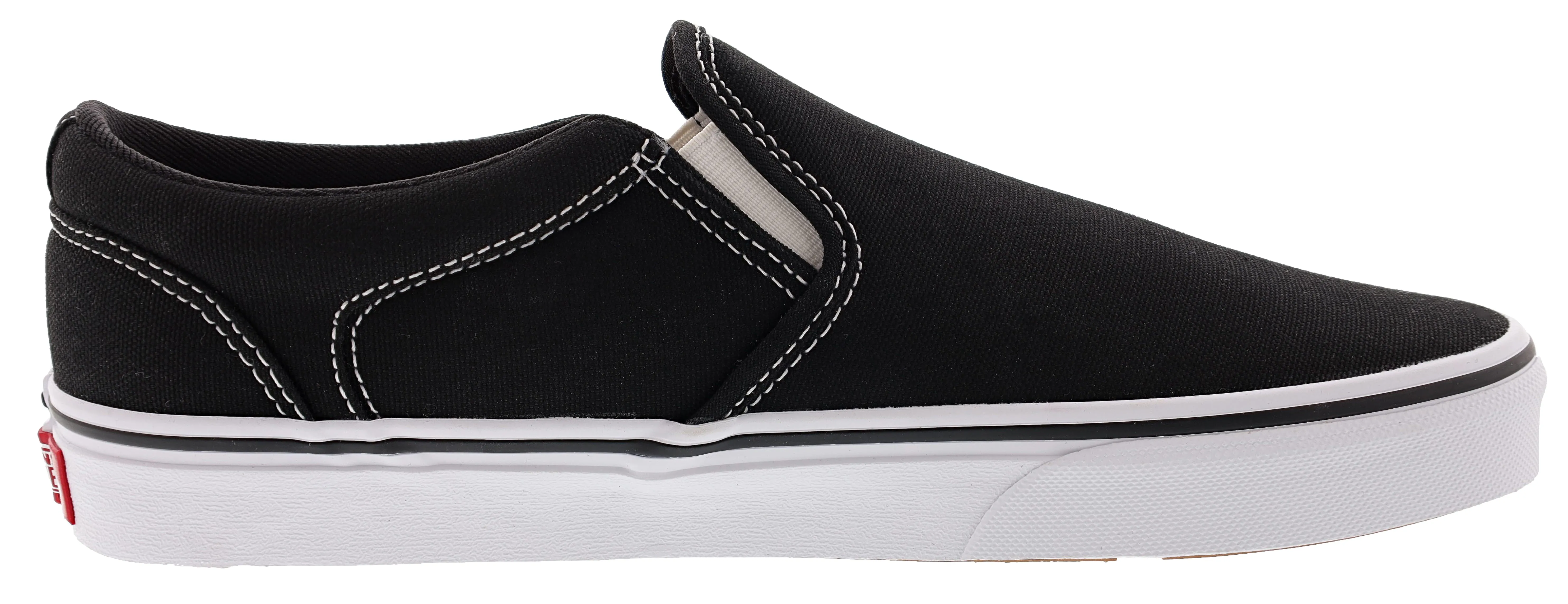 Vans Men's Asher Low Canvas Slip On Skating Shoes