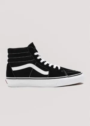 Vans - Sk8-Hi (Black/Black/White)