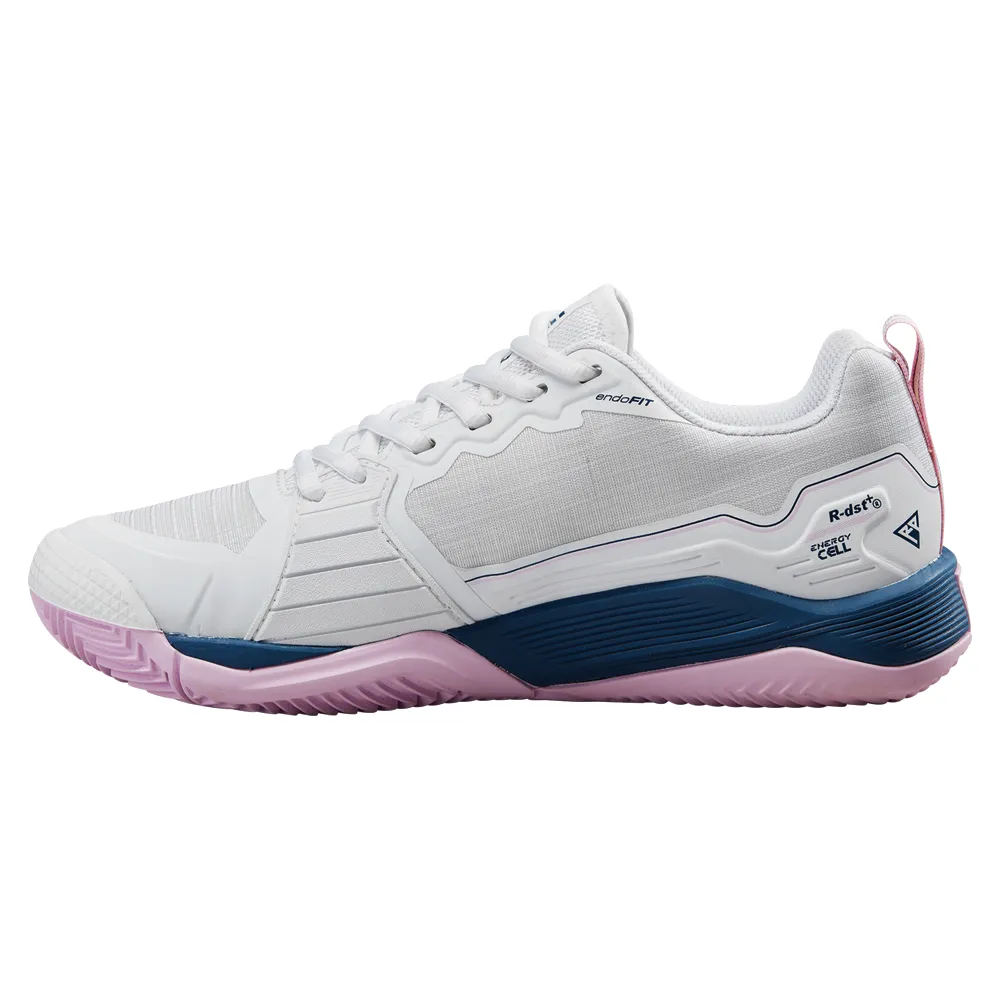 Wilson Rush Pro 4.5 Clay Court Tennis Shoes (Ladies) - White/EnsignBlue/Pirouette