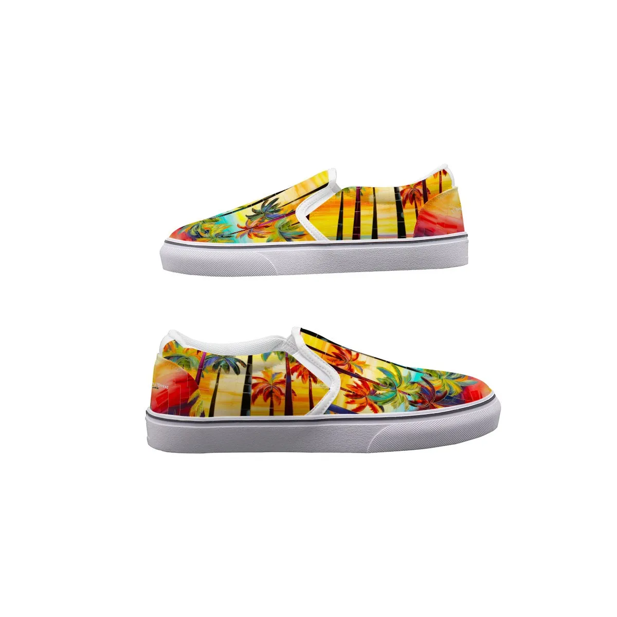 Women's Slip On Sneakers summer palm