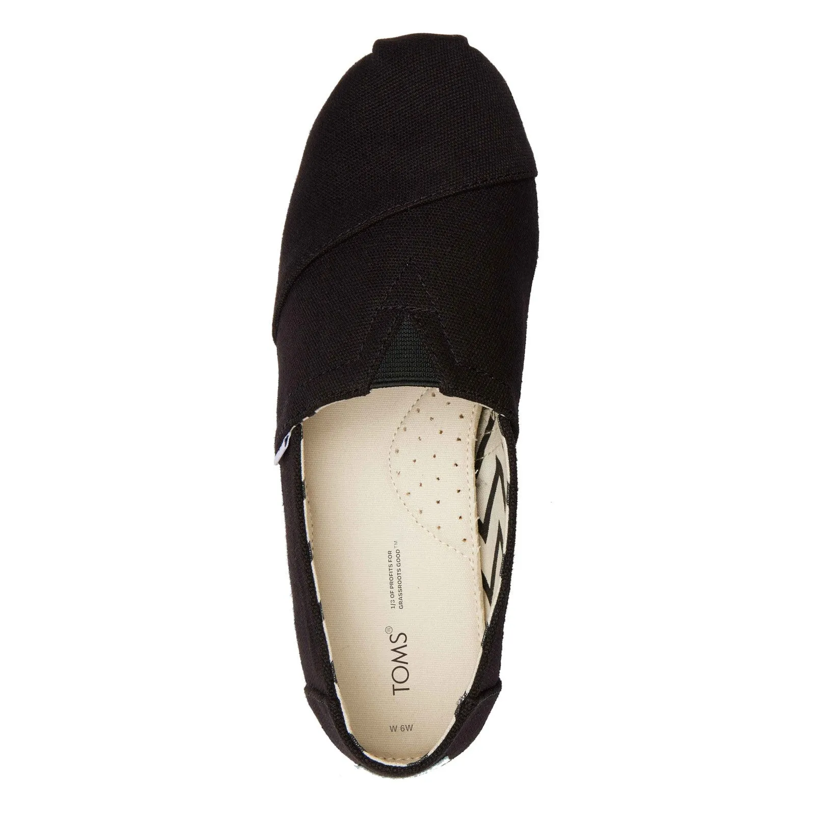 Women's Toms, Alpargata Recycled Slip-On - Wide Width